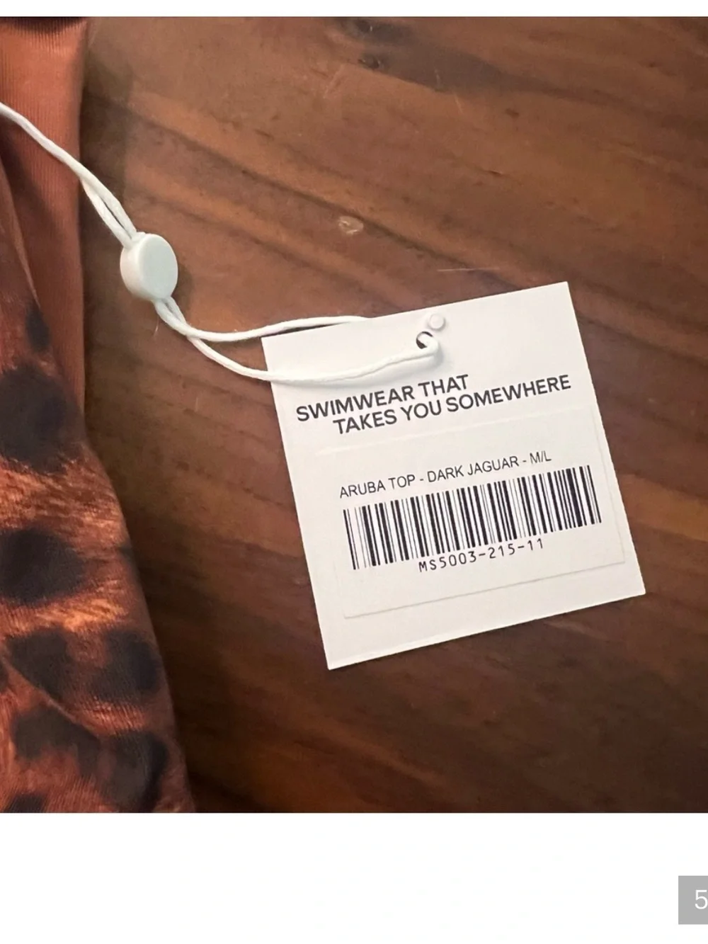 Monday Swimwear Aruba Leopard Print Bikini Top